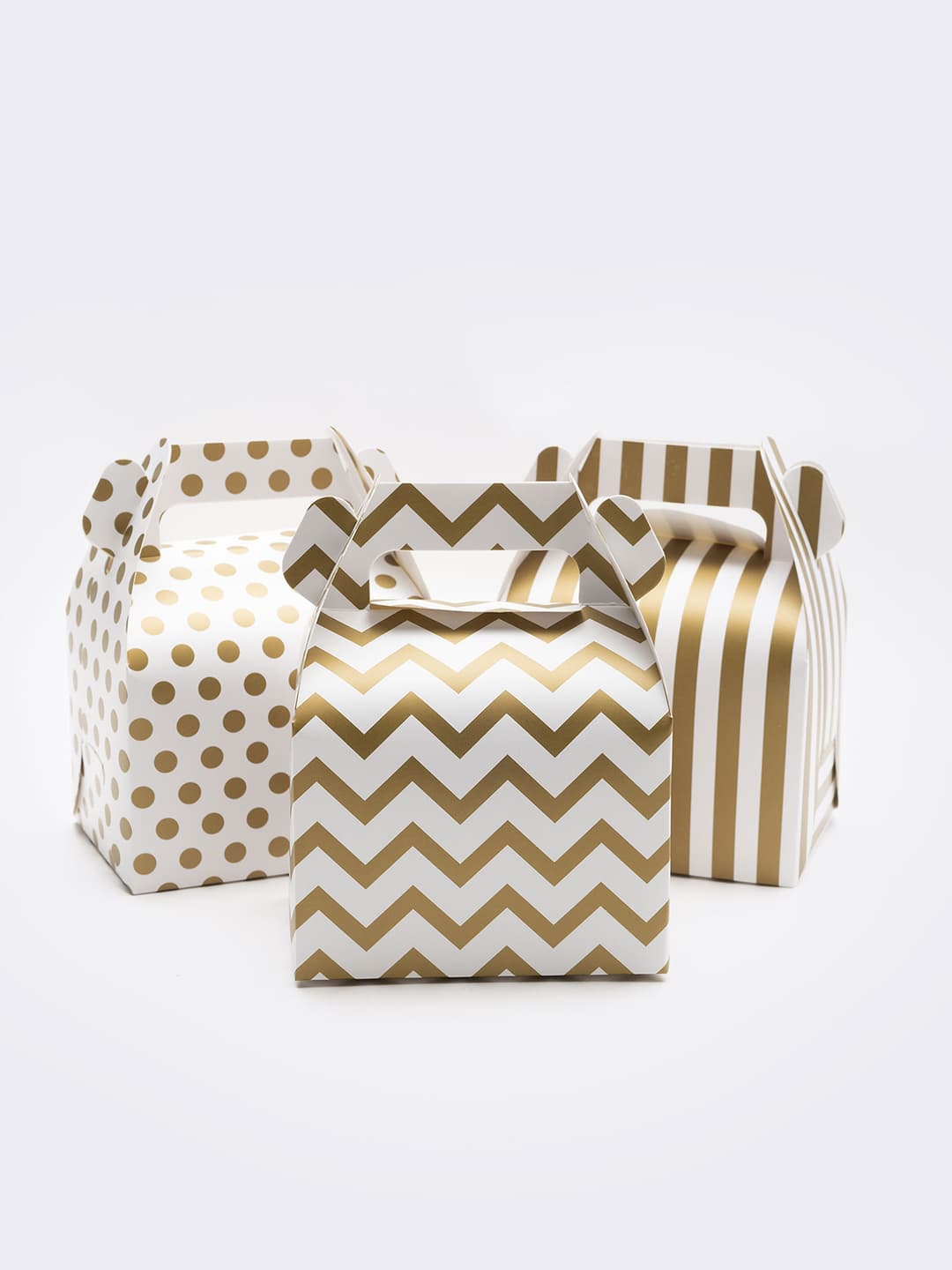 Women's Warm Cotton Socks Gift Box, 3 pairs Elegant Patterns Pink - Made in Italy