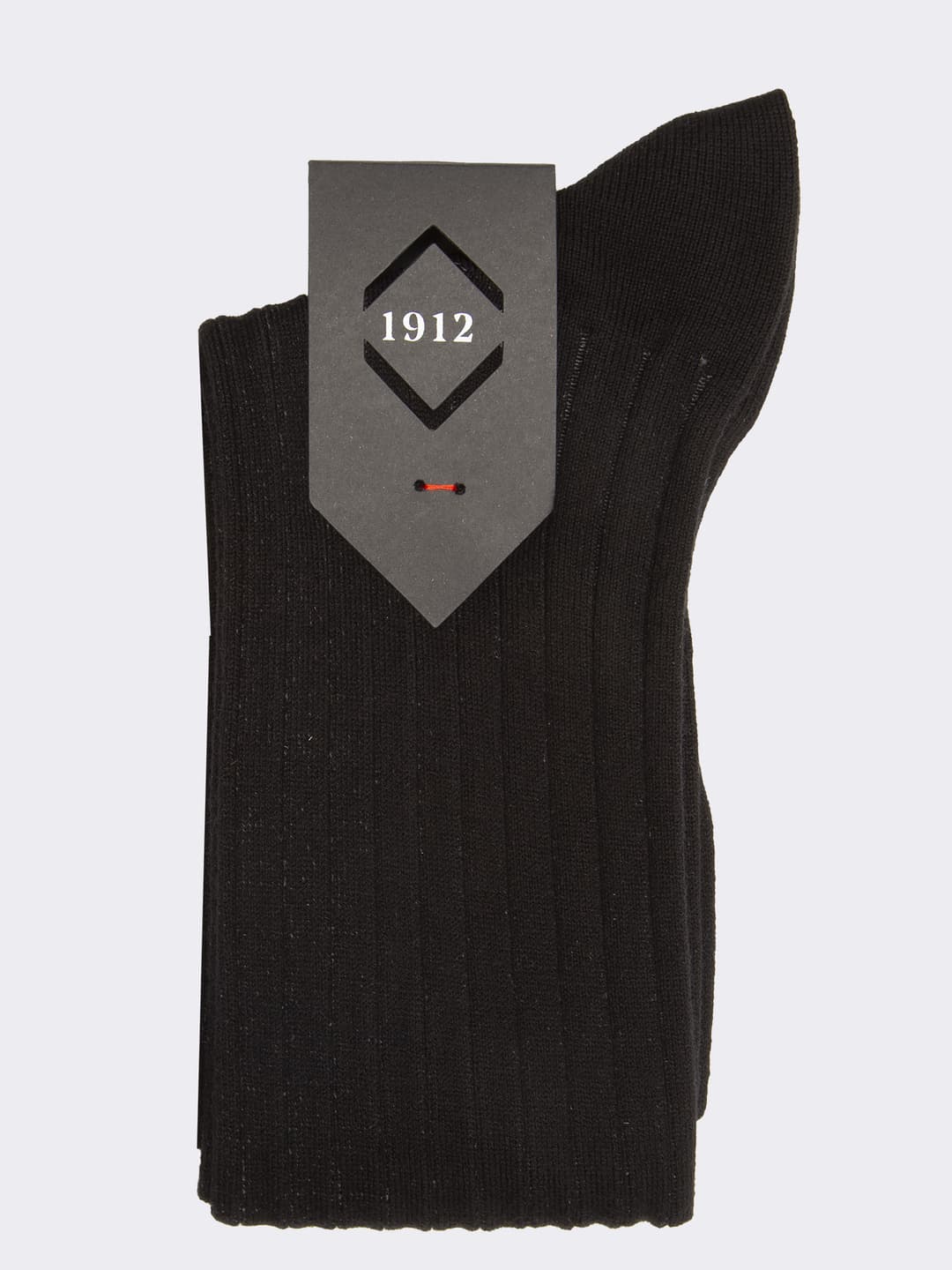 Men's Long Vanisé Bicolor Ribbed Warm Cotton Socks