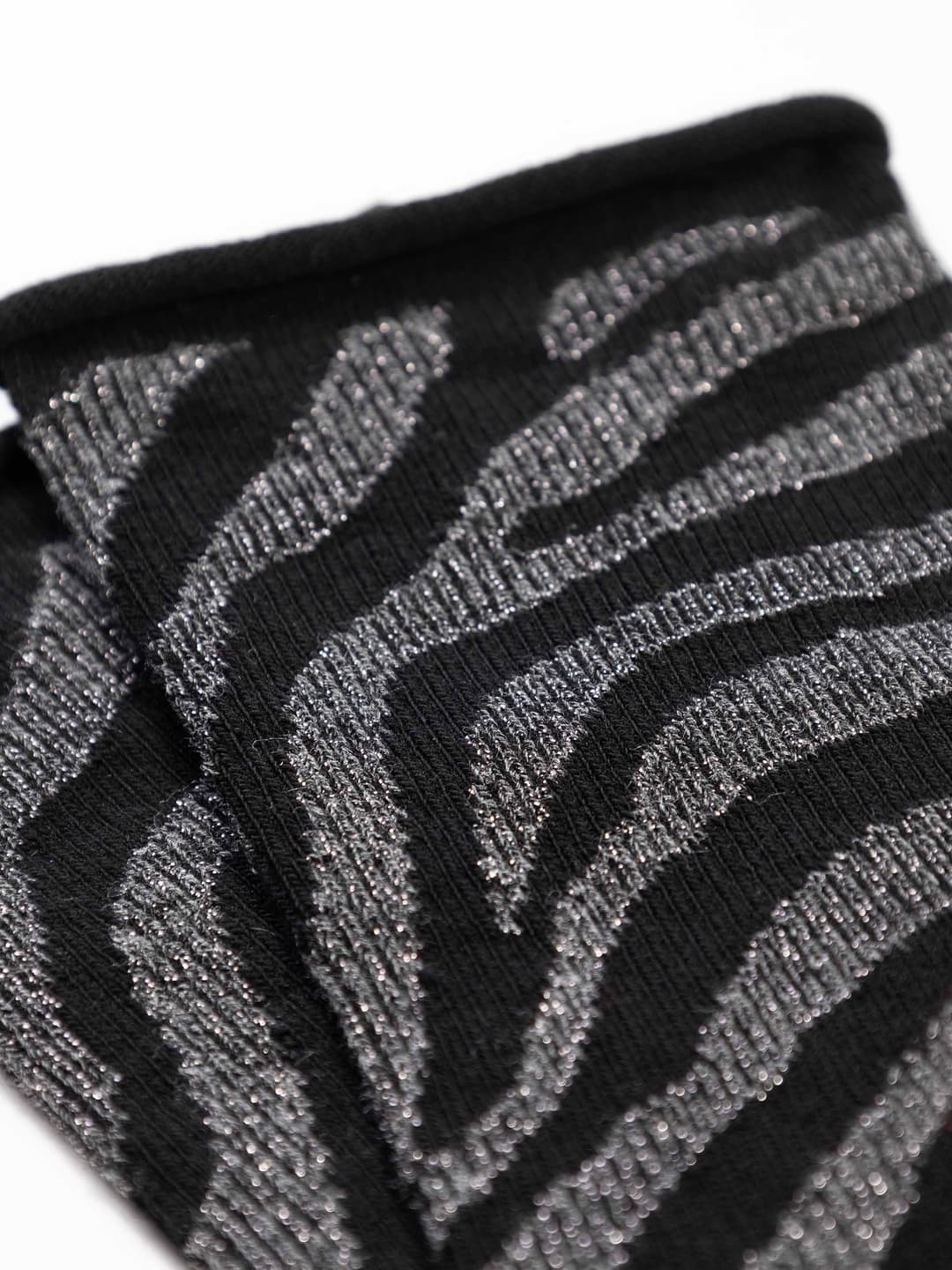 Short Animalier Pattern Socks in Warm Cotton Made in Italy