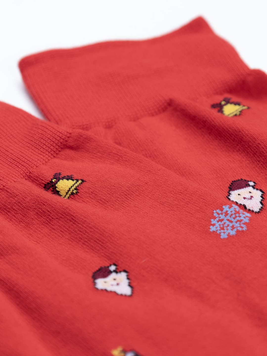 Men's Long Christmas Pattern Socks in Warm Cotton - Made in Italy