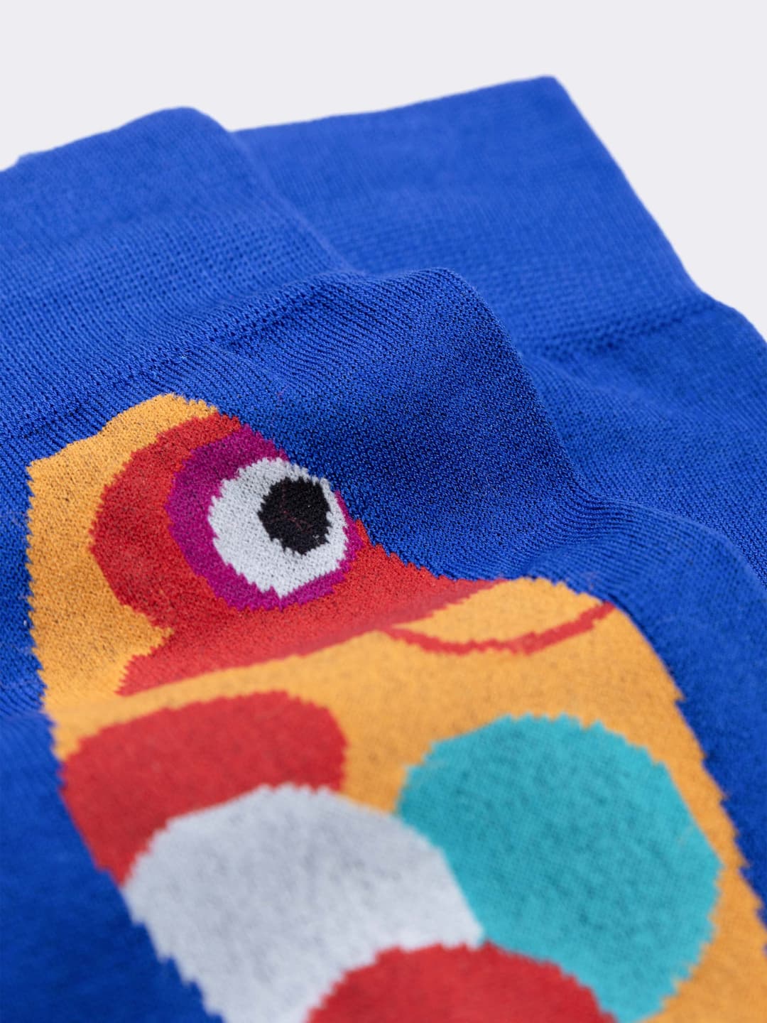Short Fish Pattern Socks in Cool Cotton